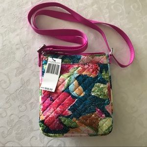 Iconic Vera Bradley RFID Mini Hipster NWT